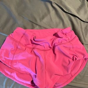 Sonic pink speed up shorts